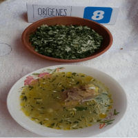 Caldo de gallina criolla -Chuquiribamba